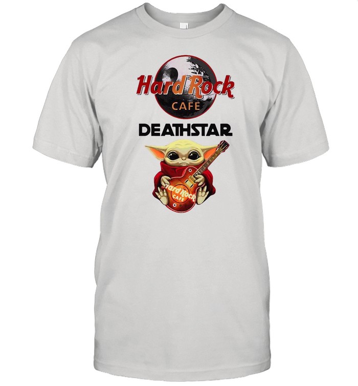 Baby Yoda Hug Hard Rock Cafe Deathstar 2021 shirt
