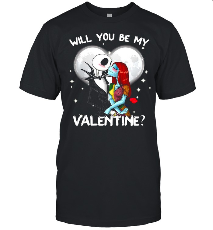 Love Jack And Sally Will You Be My Valentine 2021 shirt