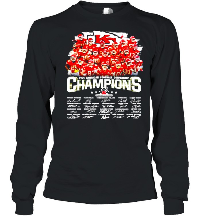 Kansas City Chiefs 2021 American football conference champions shirt -  Kingteeshop