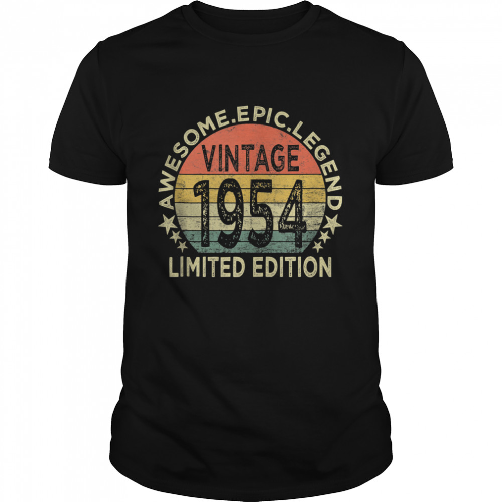Vintage 1954 67 Year Old 67th Birthday shirt Classic Men's T-shirt