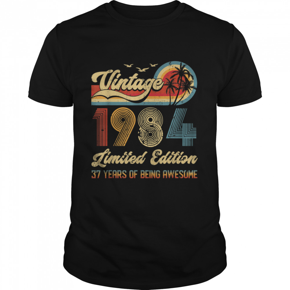 Vintage 37 Year Old 1984 shirt Classic Men's T-shirt