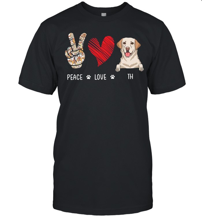Peace Love And Beagle Dog shirt Classic Men's T-shirt
