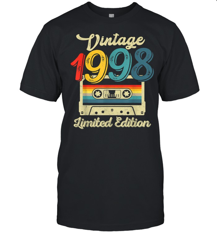 Vintage 1998 23rd Birthday Cassette Tape shirt Classic Men's T-shirt