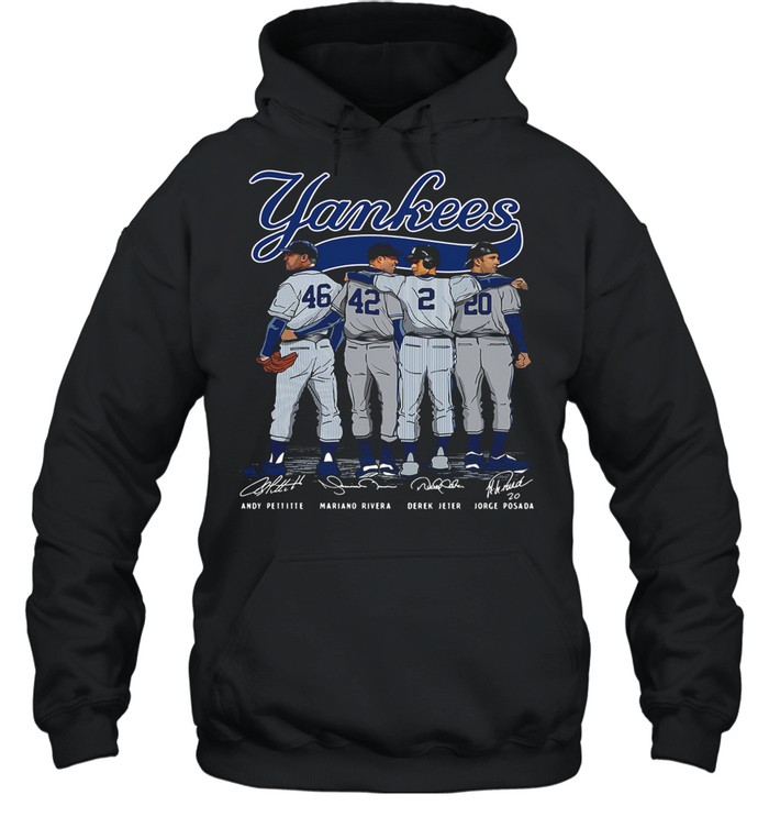 The Yankees Mariano Rivera And Jorge Posada And Andy Pettitte And Derek Jeter  shirt - Dalatshirt