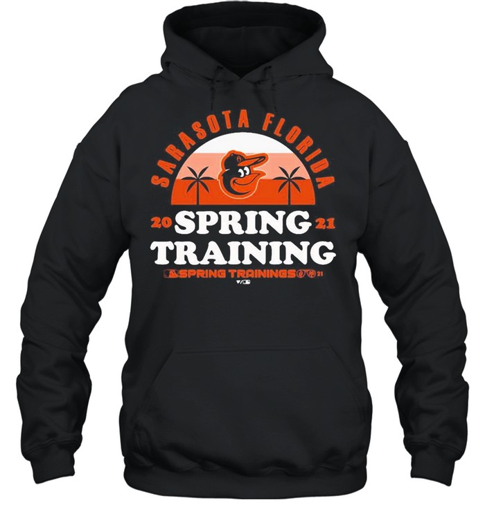 Baltimore Orioles Spring Training Sarasota Florida Medium Orange T-Shirt