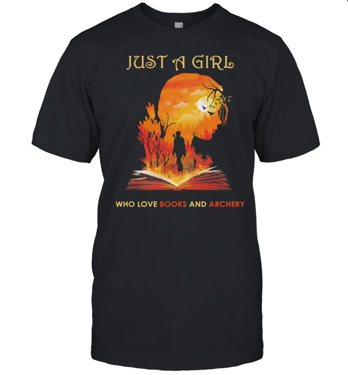 Just a girl who love books and archery shirt Classic Men's T-shirt