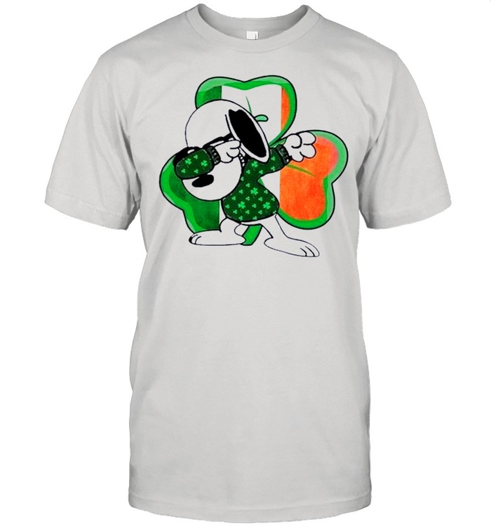 Snoopy Dabbing Shamrock Irish St Patricks Day shirt