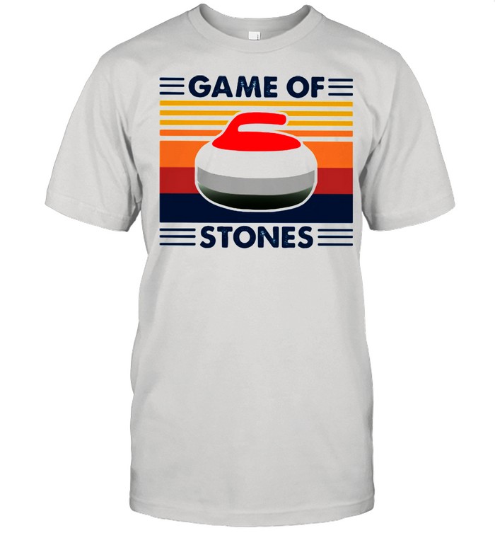 Game Of Stones Curling Vintage  Classic Men's T-shirt