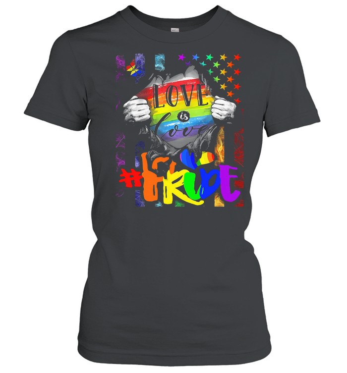 LGBT love is live freide shirt Classic Women's T-shirt