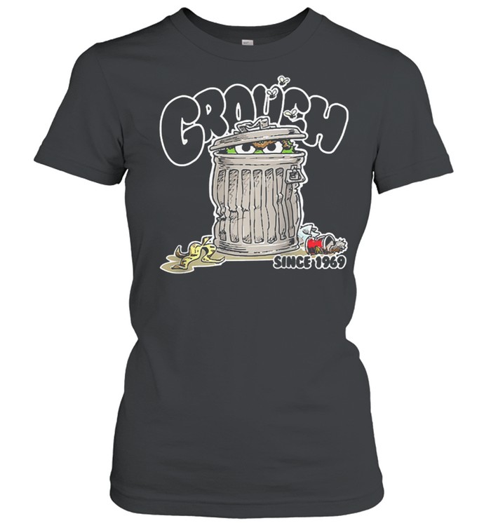 Street oscar the grouch since 1969 raglan baseball shirt Classic Women's T-shirt