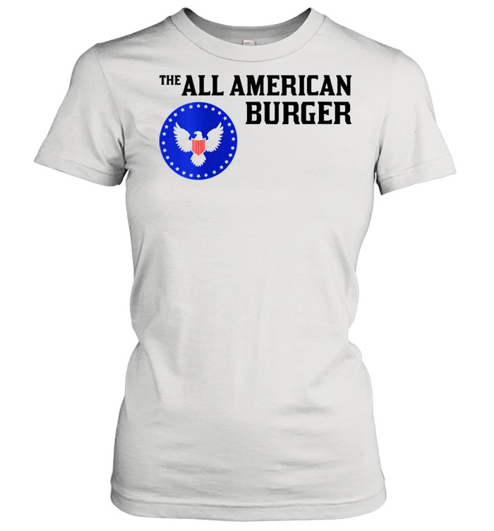 1980s Hamburger The All American Burger shirt Classic Women's T-shirt