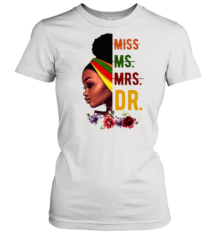 Afro Girl Not Miss Or Mrs T-shirt Classic Women's T-shirt