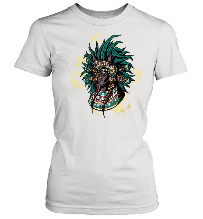 Aztec dog breed mystical native American shirt Classic Women's T-shirt