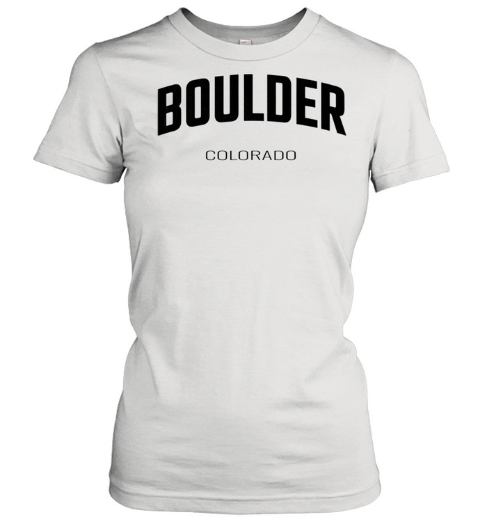 Boulder Colorado CO vintage state Athletic shirt Classic Women's T-shirt