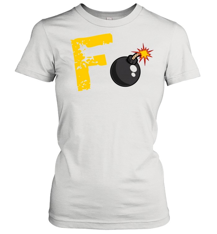 Drop the F Bomb Fuck Joke Gag shirt Classic Women's T-shirt