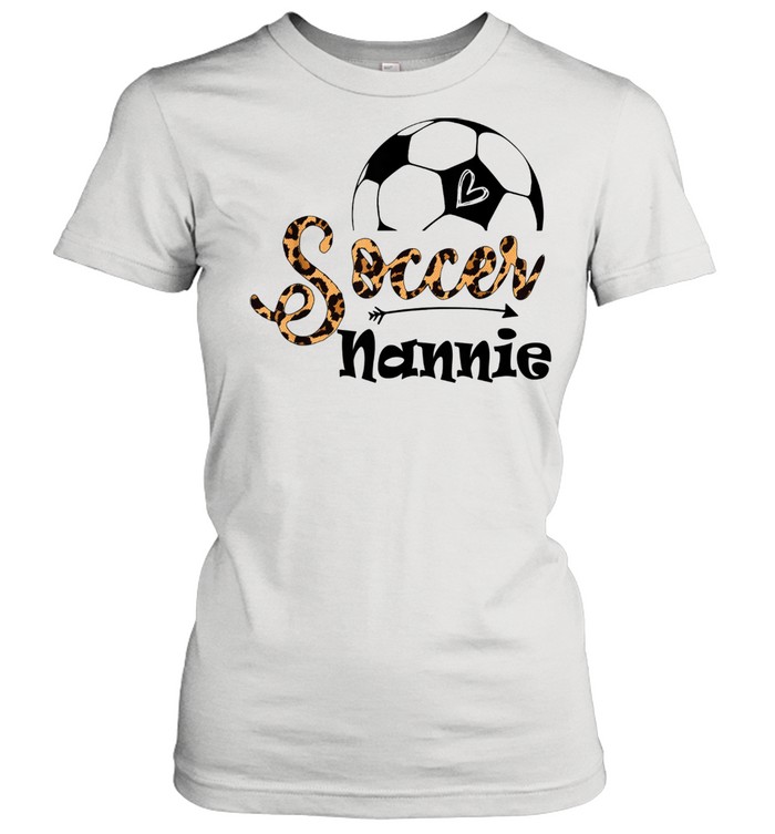 Soccer Nannie Leopard Mothers Day shirt Classic Women's T-shirt