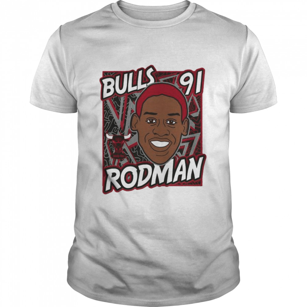 Dennis Rodman Bulls 91 T-Shirt - Kingteeshop