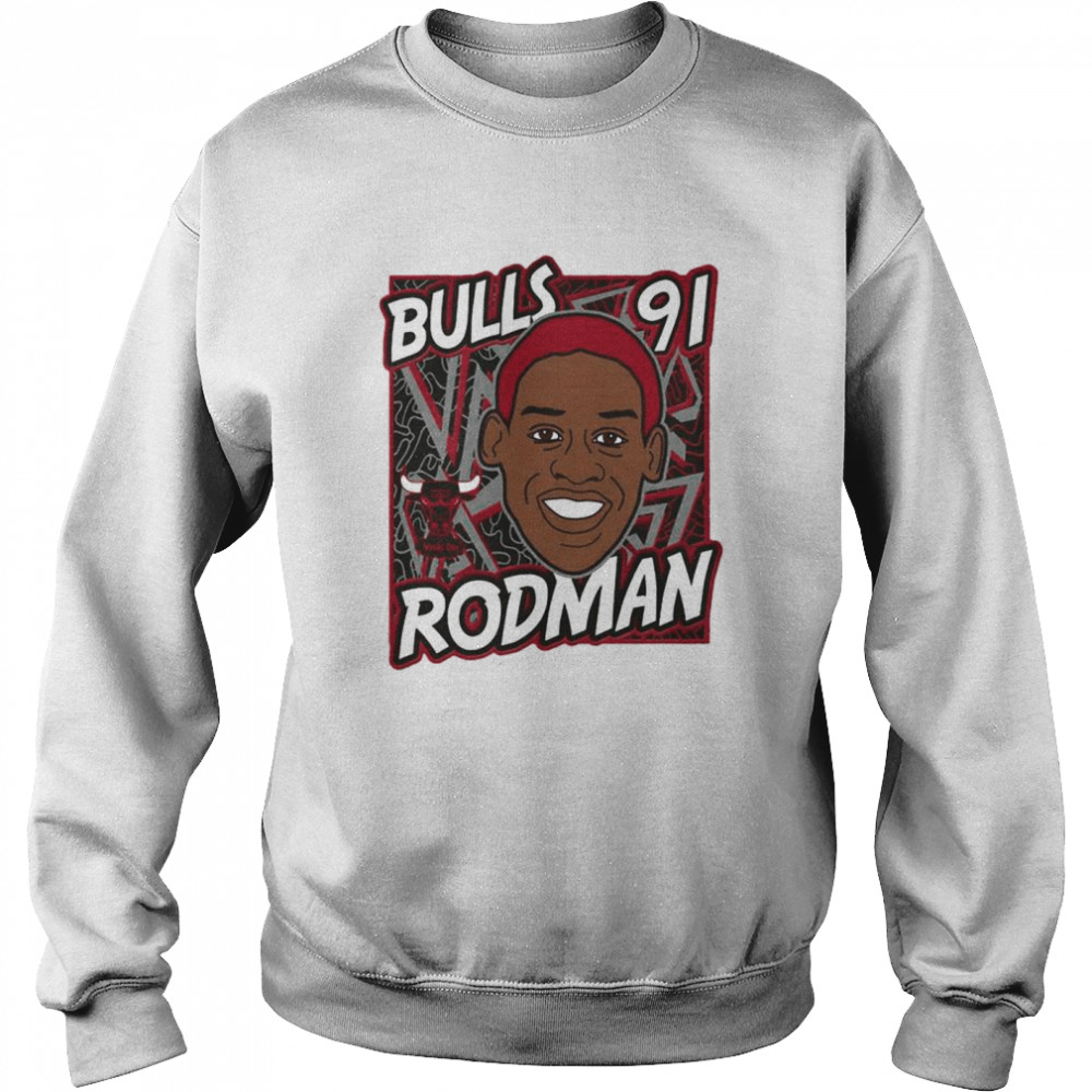 Dennis Rodman Bulls 91 T-Shirt - Kingteeshop