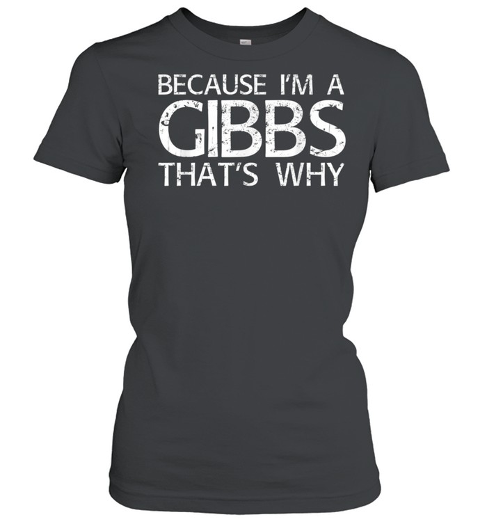 GIBBS Surname Family Tree Birthday Reunion Idea shirt Classic Women's T-shirt