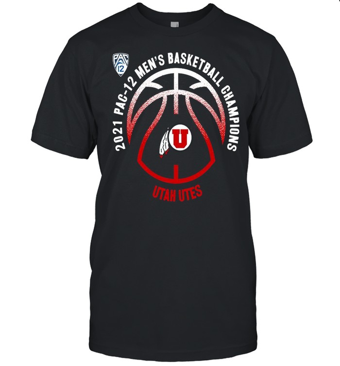 Utah Utes 2021 PAC-12 men’s basketball champions shirt Classic Men's T-shirt