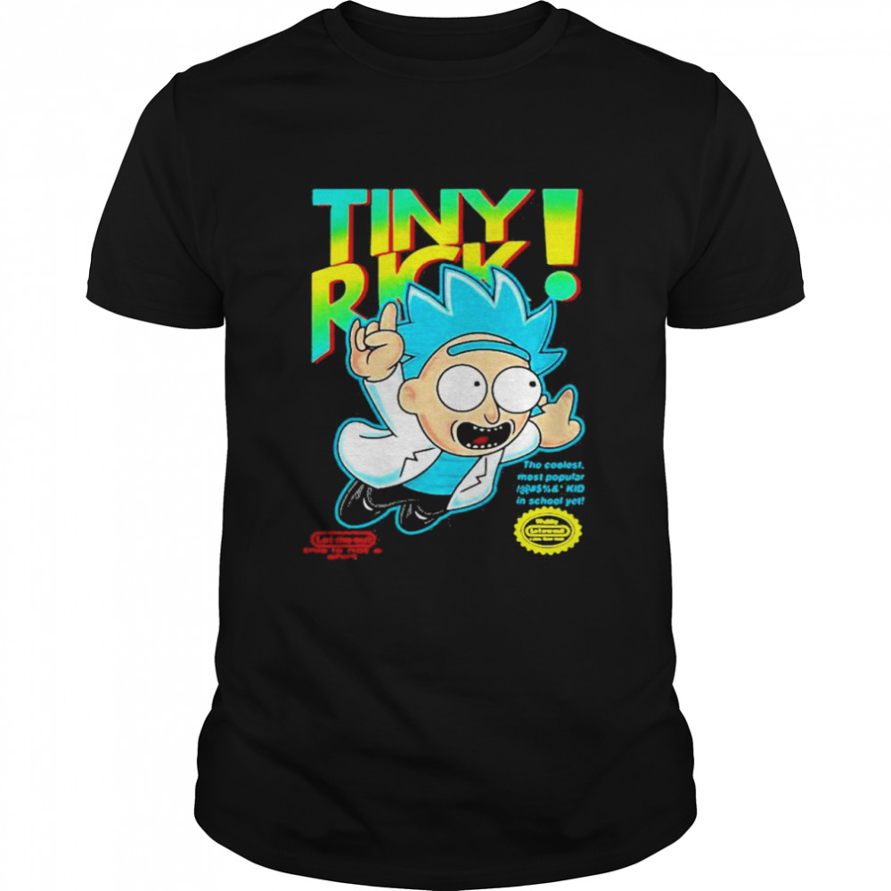 efterklang Ødelæggelse Imidlertid Rick Sanchez Tiny Rick Shirt - Kingteeshop