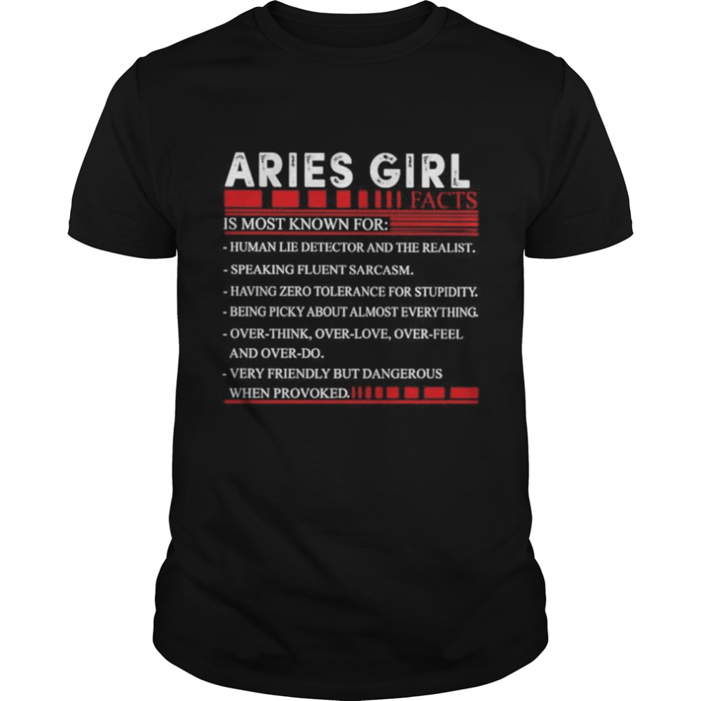Aries girl is most known for shirt Classic Men's T-shirt