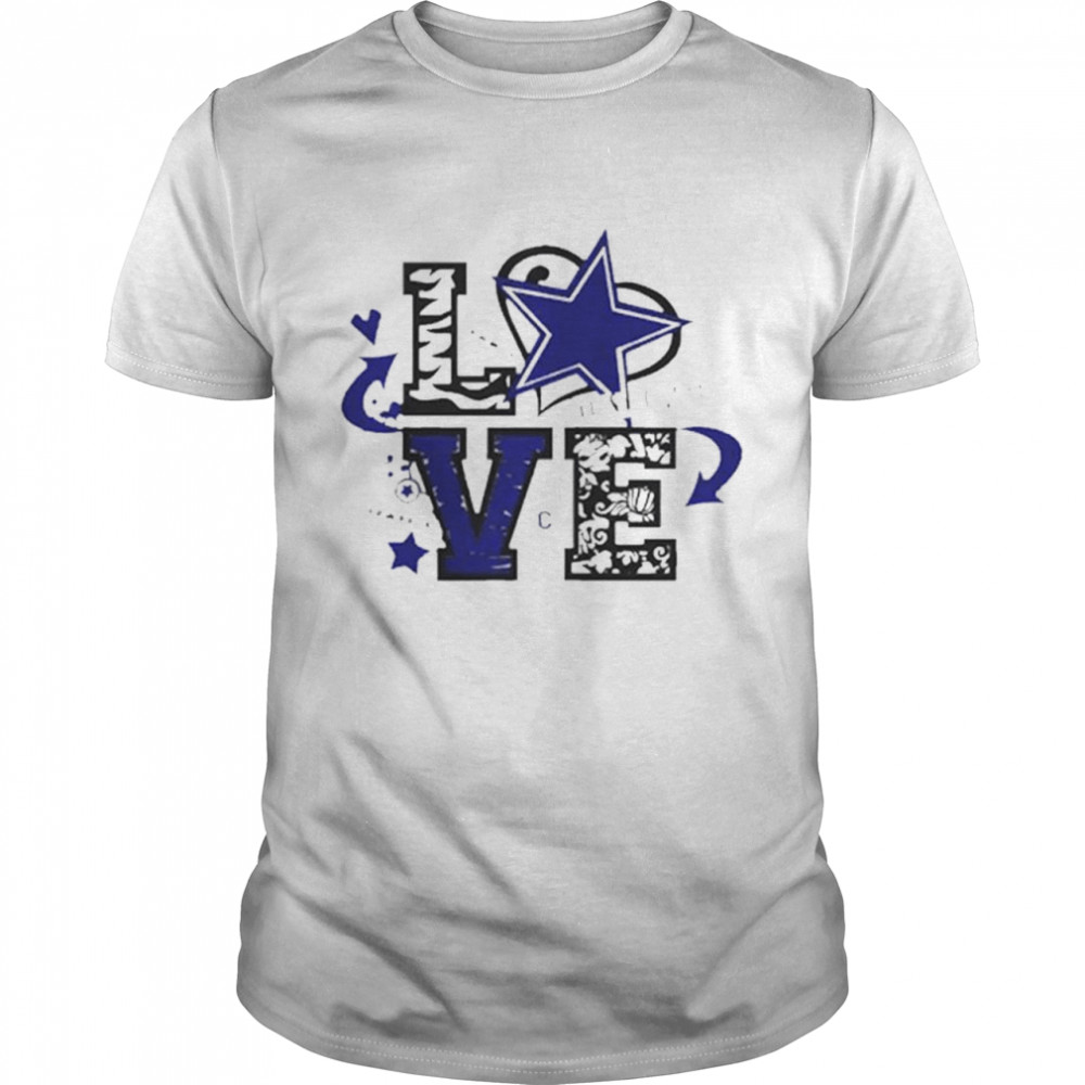 Baseball Love Dallas Cowboy Shirt - Kingteeshop