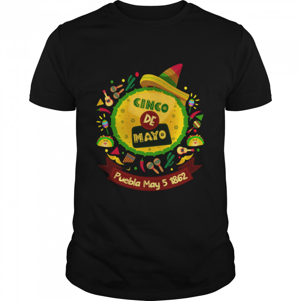Cinco De Mayo Celebration Meaning of Party Decorations Shirt