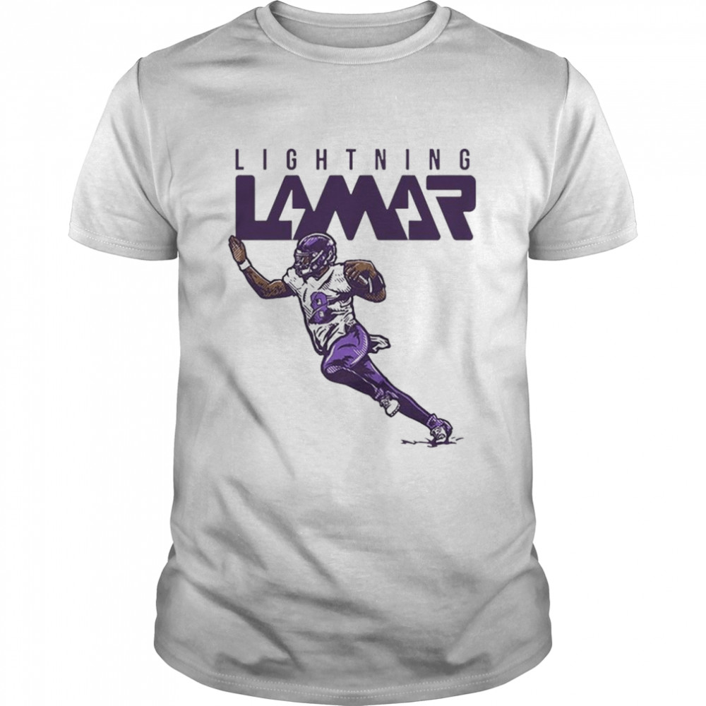 Lightning Lamar Jackson NFLPA shirt - Kingteeshop