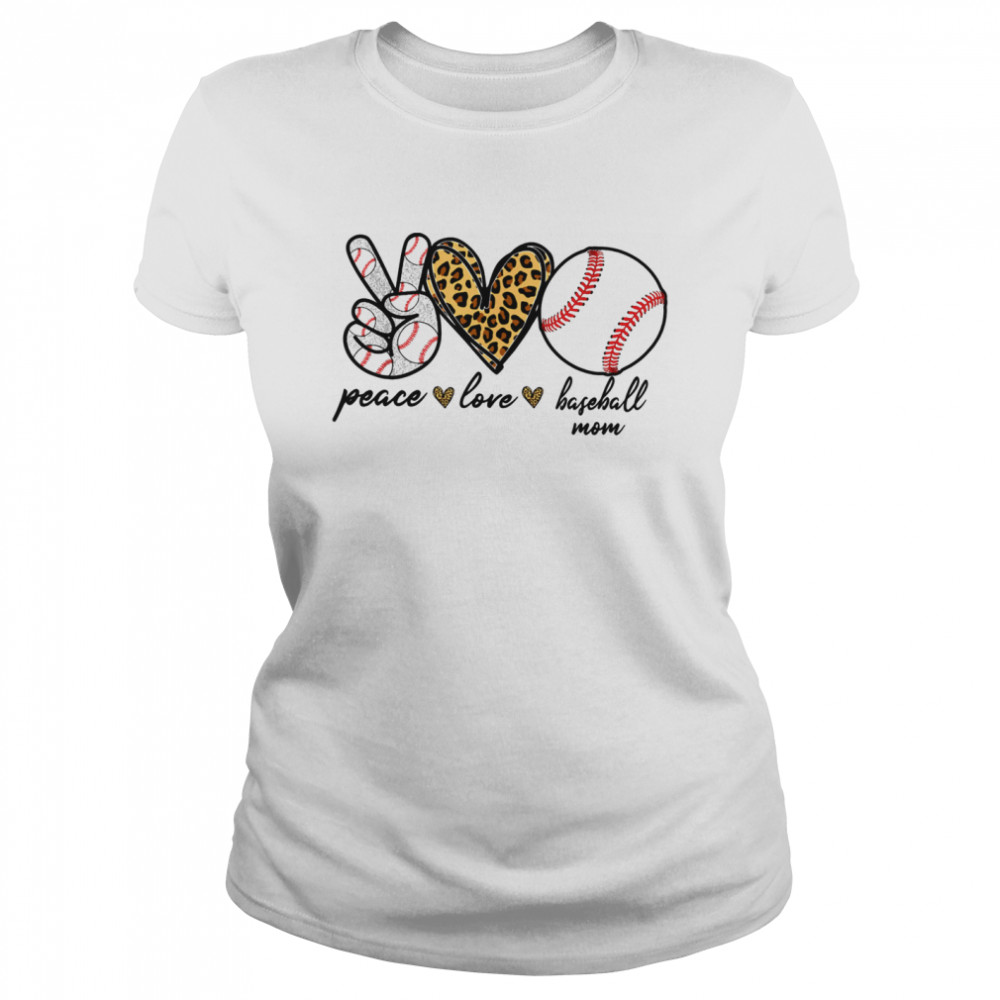  Baseball Mom Shirt for Women Mom Love Long Sleeve T