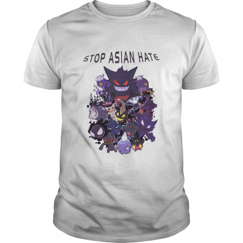Pokemon Character stop Asian hate shirt