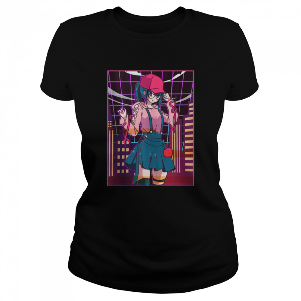 Antisocial Vaporwave Anime Girl Japanese Indie Alt Aesthetic T-shirt