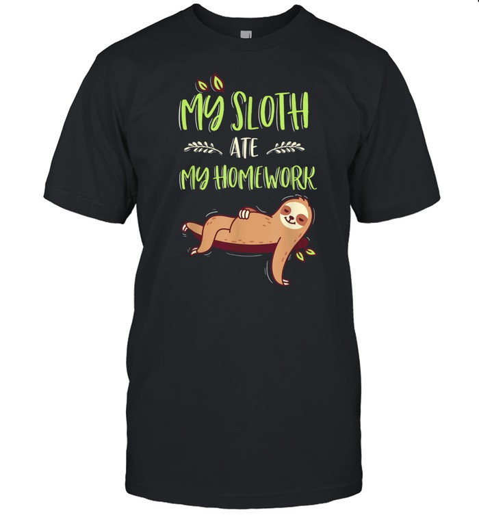 My Sloth Ate My Homework  Classic Men's T-shirt
