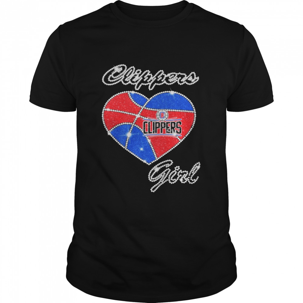 Heart Clippers Girl Diamond shirt Classic Men's T-shirt
