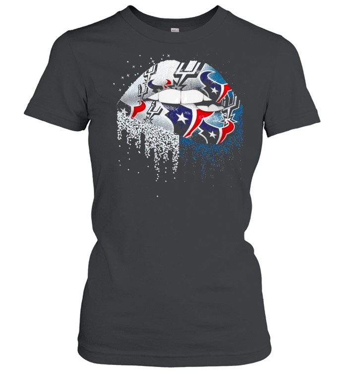 Nfl houston texans lips logo shirt Classic Women's T-shirt