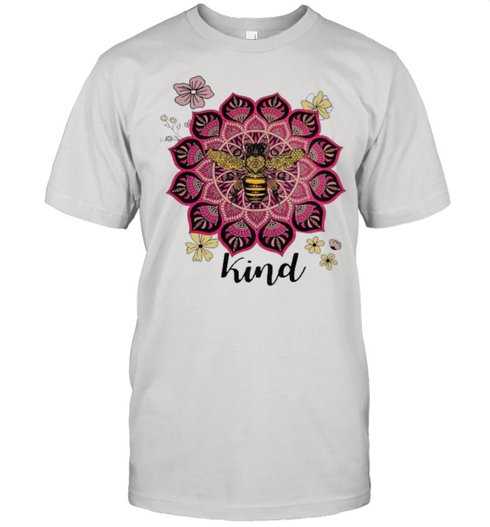 Bee kind hippie sublimated printing shirt Classic Men's T-shirt