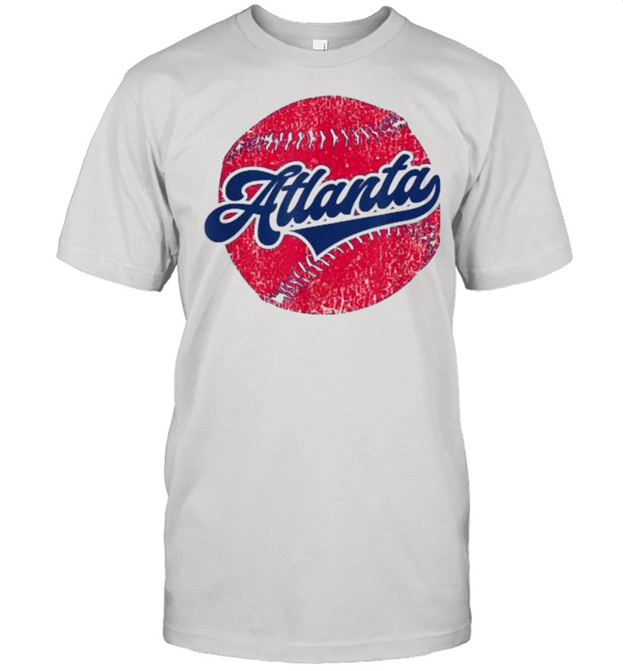 Atlanta Baseball ATL Distressed Game Day Brave Shirt