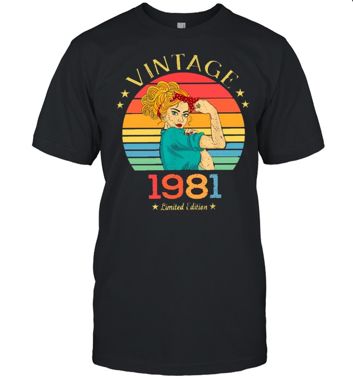 Vintage Strong Girl 1981 Limited Edition shirt