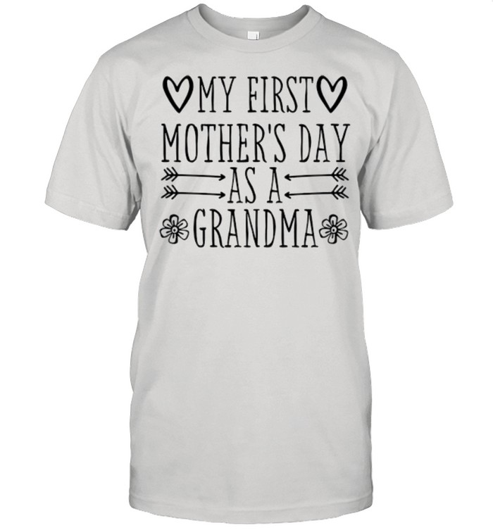 My first mother’s day as a grandma shirt Classic Men's T-shirt