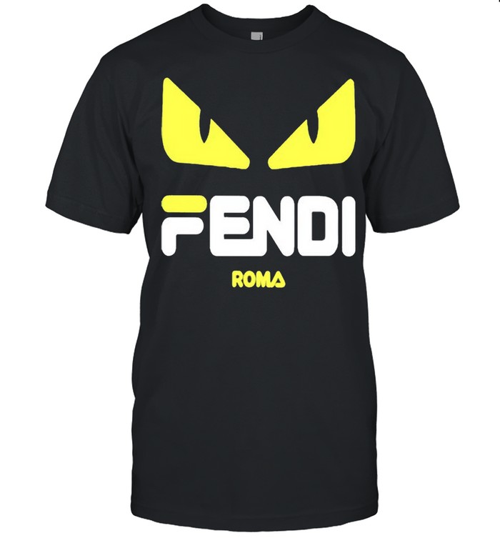 Fendi Roma Logo Man's T-Shirt Tee