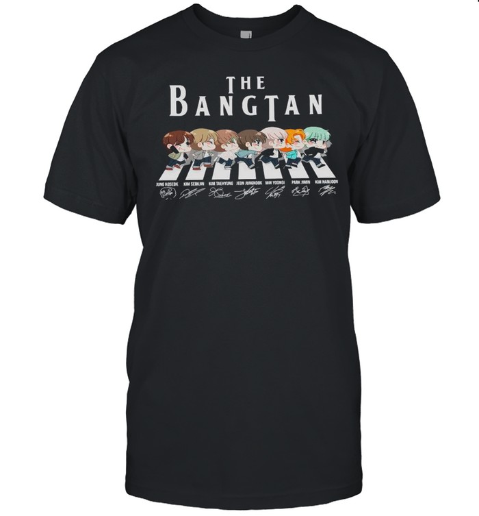 BTS The Bangtan Abbey Road Signatures shirt