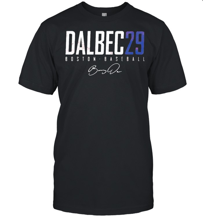 Boston Baseball Bobby Dalbec 29 signature shirt - Kingteeshop