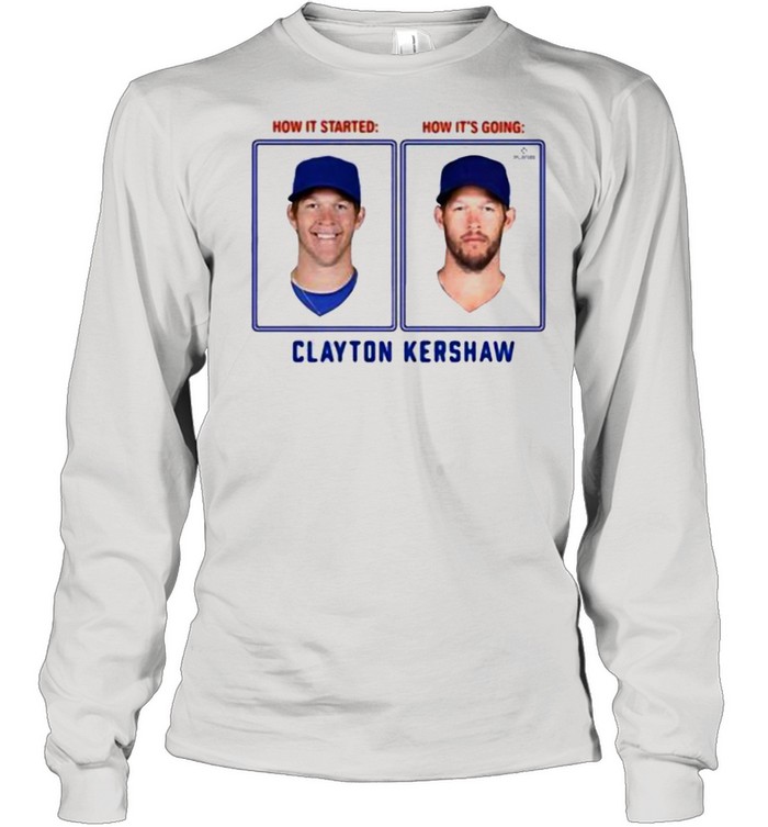  Clayton Kershaw Long Sleeve Tee (Long Sleeve, Small