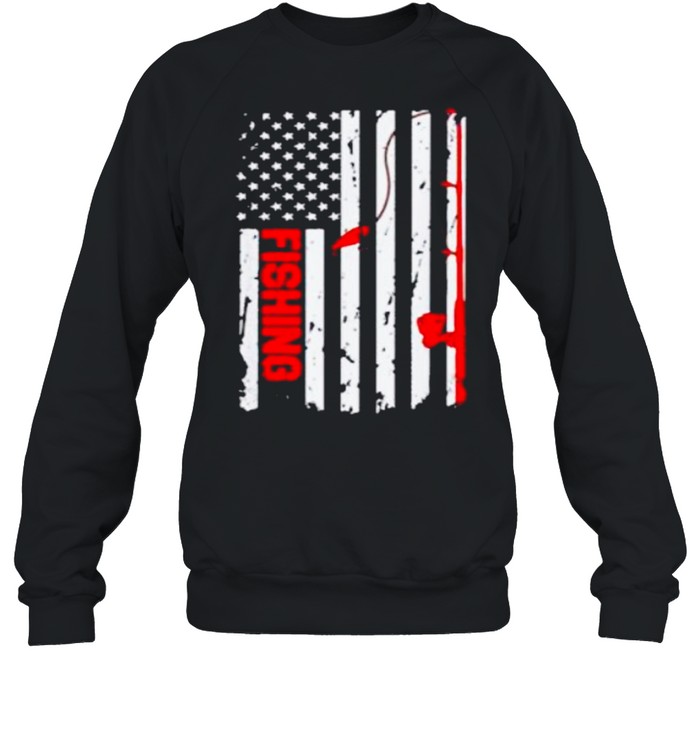 American Flag Fishing shirt - Kingteeshop