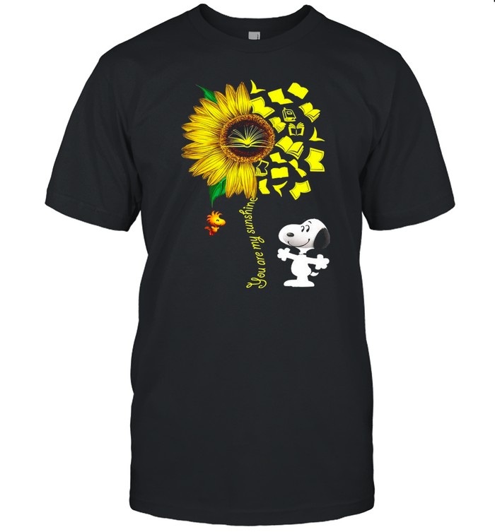 Snoopy And Woodstock You Are My Sunshine Sunflower shirt