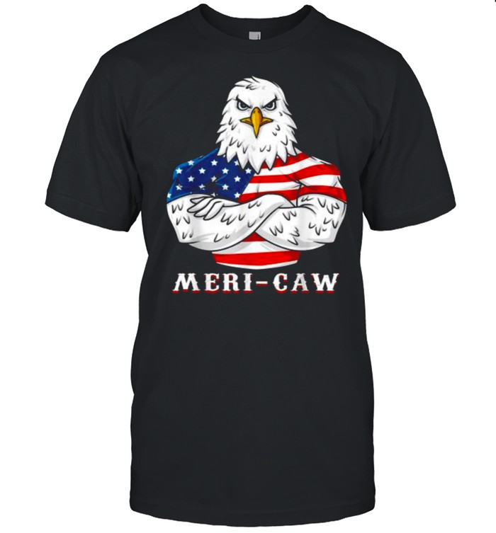 Eagle Mericaw 4th Of July Patriotic  Classic Men's T-shirt