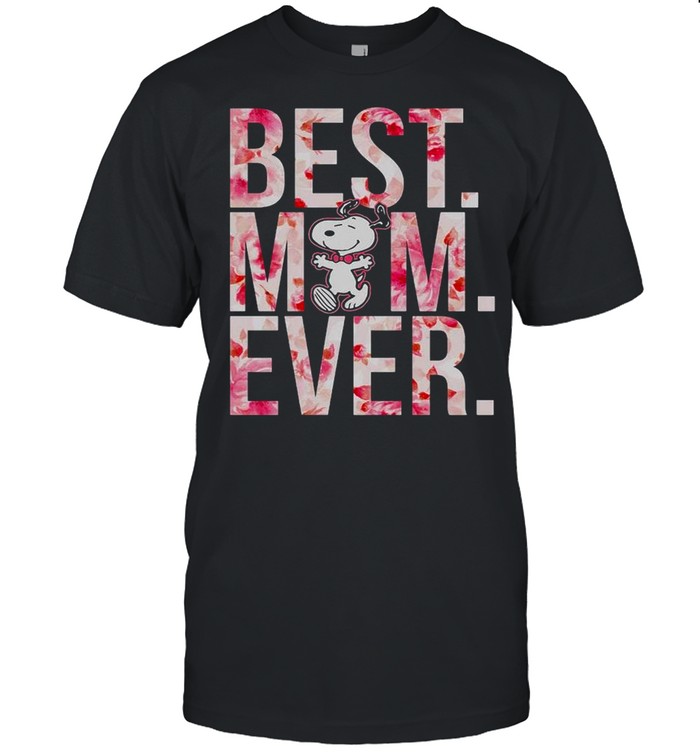Best Mom Ever Snoopy Flower shirt Classic Men's T-shirt