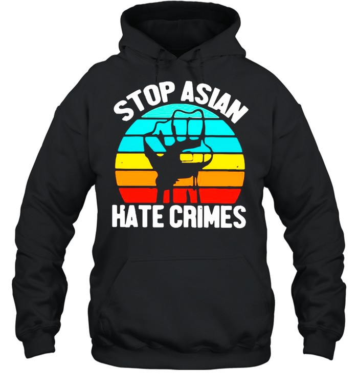 Black Lives Matter – Stop Asian Hate Crimes Vintage shirt Unisex Hoodie