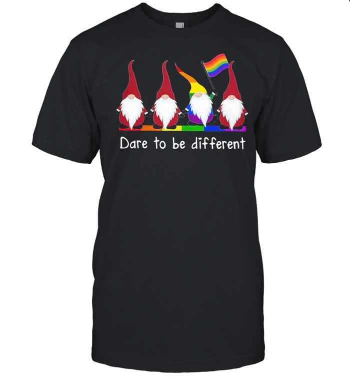 Love Gnomes Dare To Be Different Drawf LGBT shirt Classic Men's T-shirt