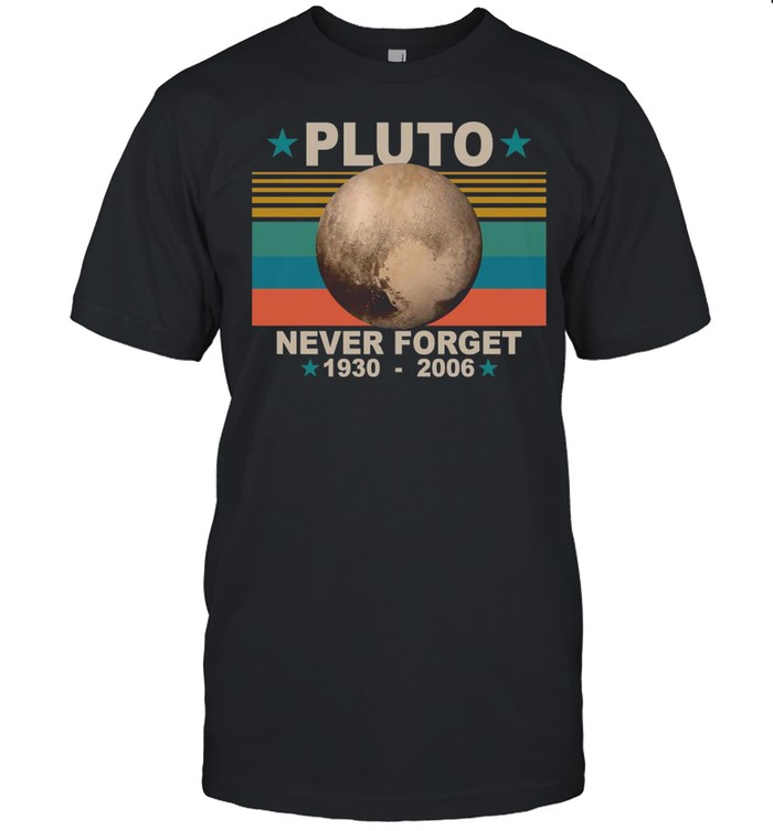 Pluto never forget 1930 2006 vintage shirt Classic Men's T-shirt